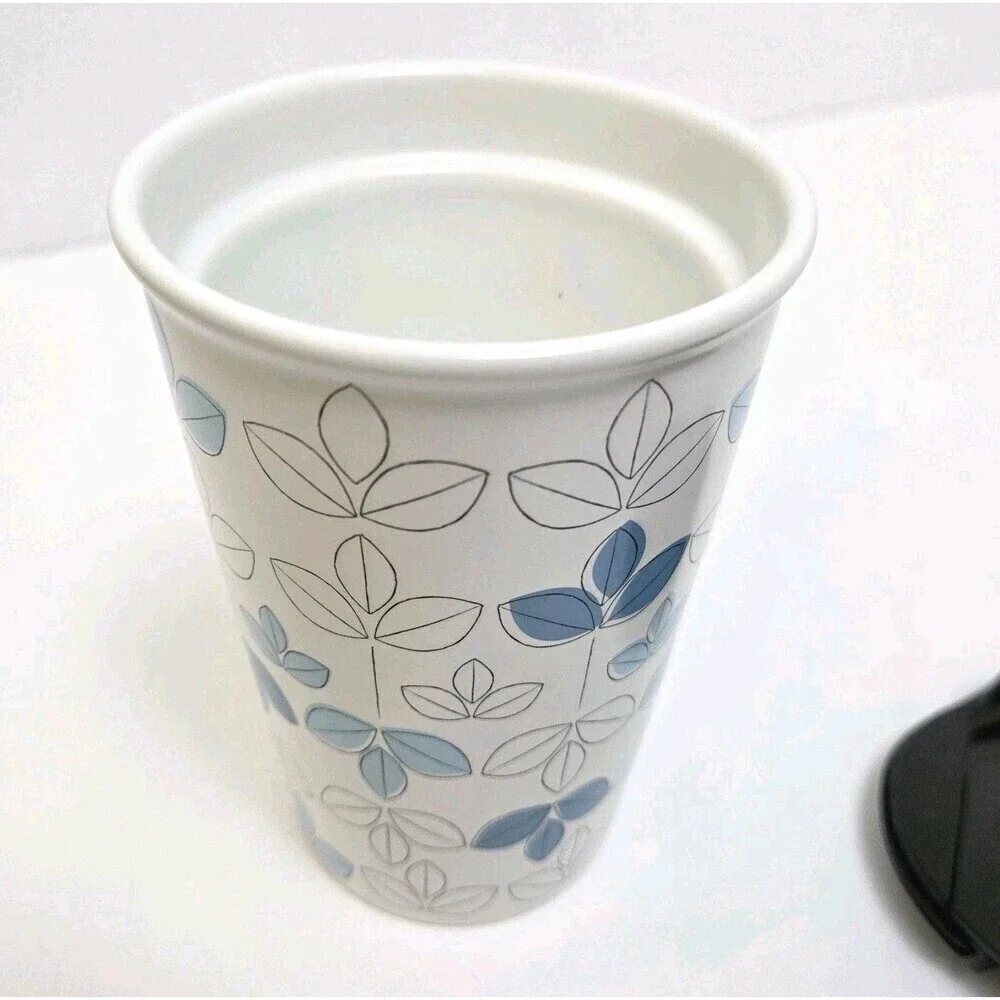STARBUCKS International Release 2012 Ceramic Travel Tumbler W/Lid 8oz RARE in US